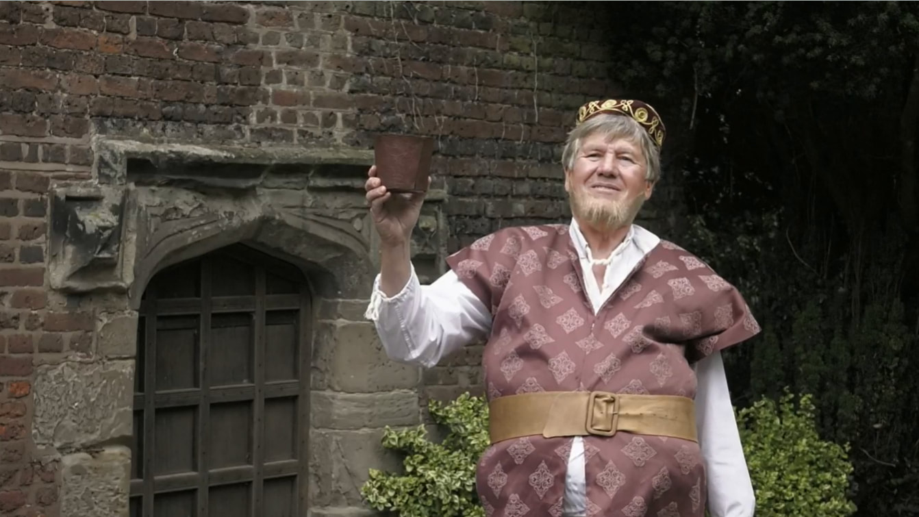 Still from and link to 'Falstaff - a Naughty Knight in Sutton Coldfield'.